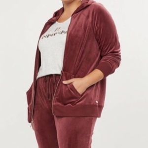 Livi Active velour hoodie